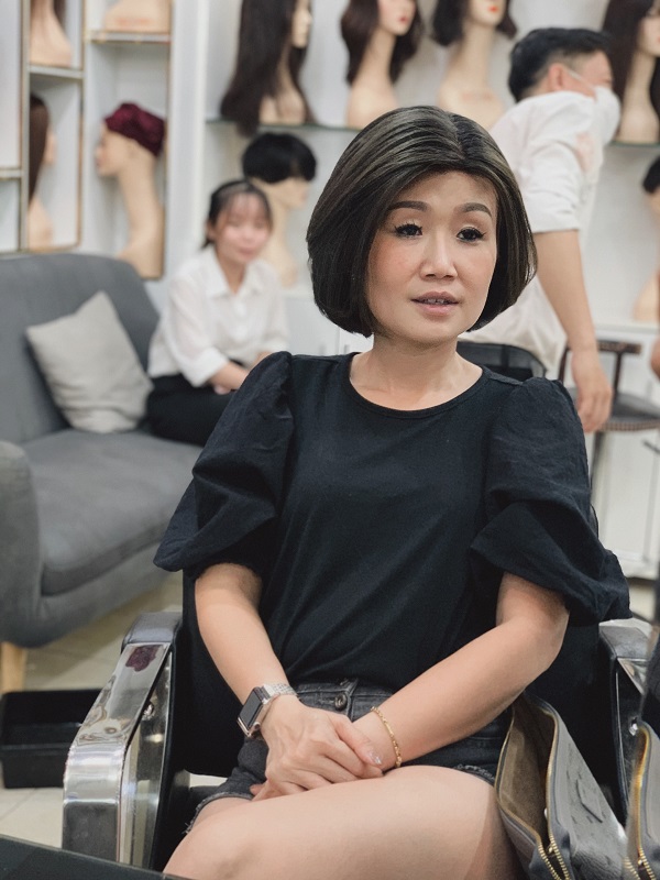 tóc nữ ngắn cả đầu