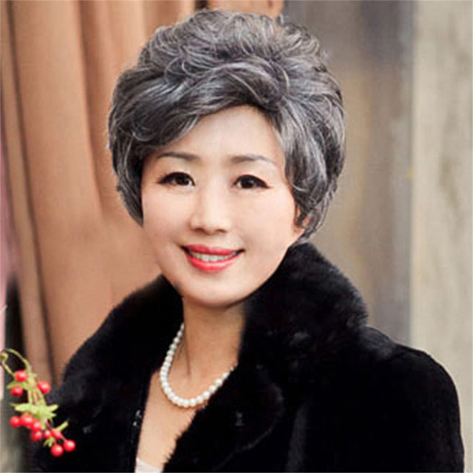 mua tóc giả cho người già  3