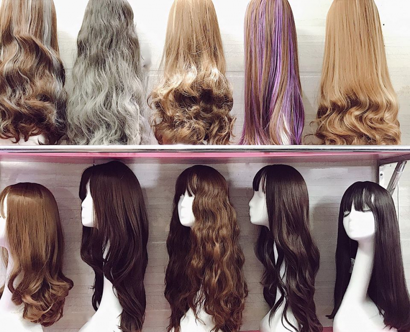 tóc giả được làm bằng gì