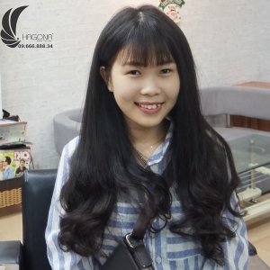 Tóc giả nguyên đầu hai mái 1