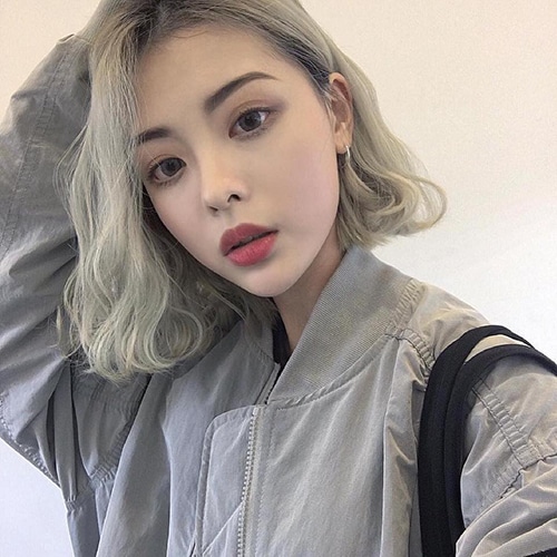 tóc giả nguyên đầu không mái