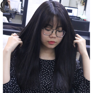 Tóc giả nguyên đầu thẳng 1