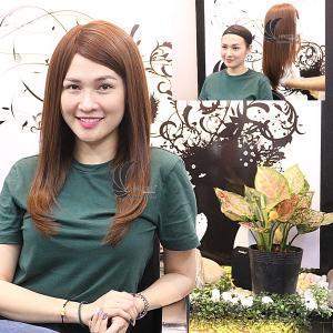 Tóc giả nguyên đầu thẳng 2