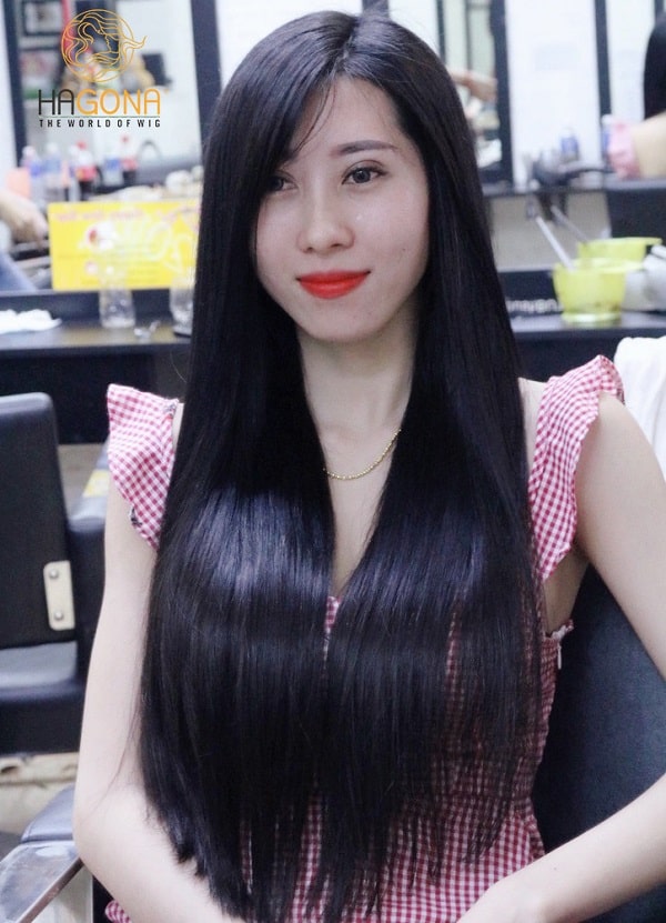 tóc giả thẳng