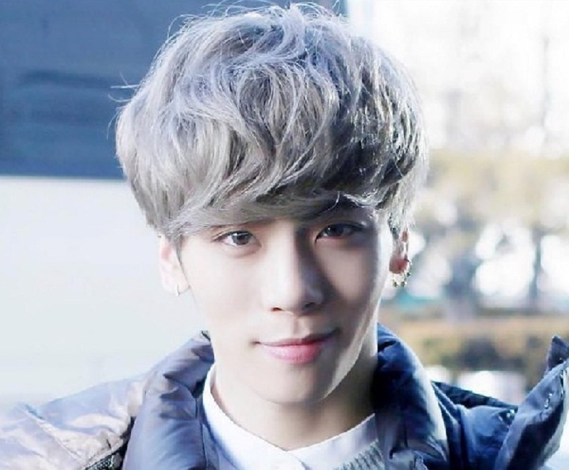 tóc màu bạc cho nam giới