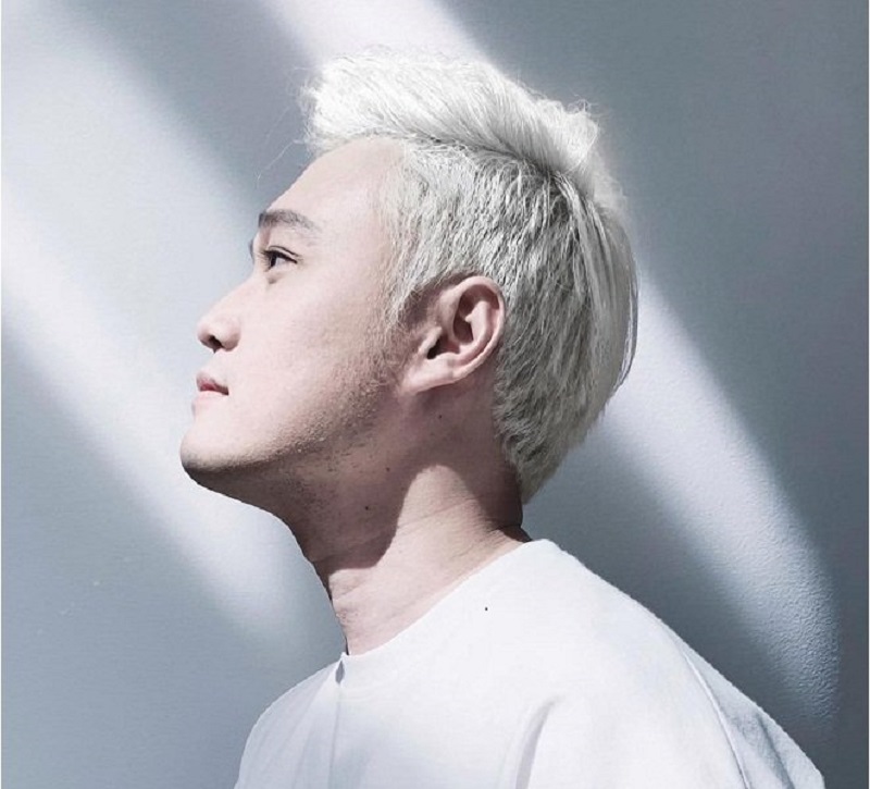 tóc màu bạc cho nam