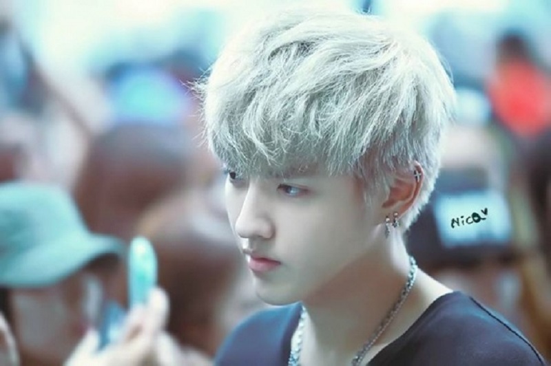 tóc màu bạc cho nam