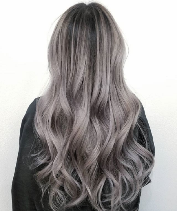 Tóc màu xám khói 