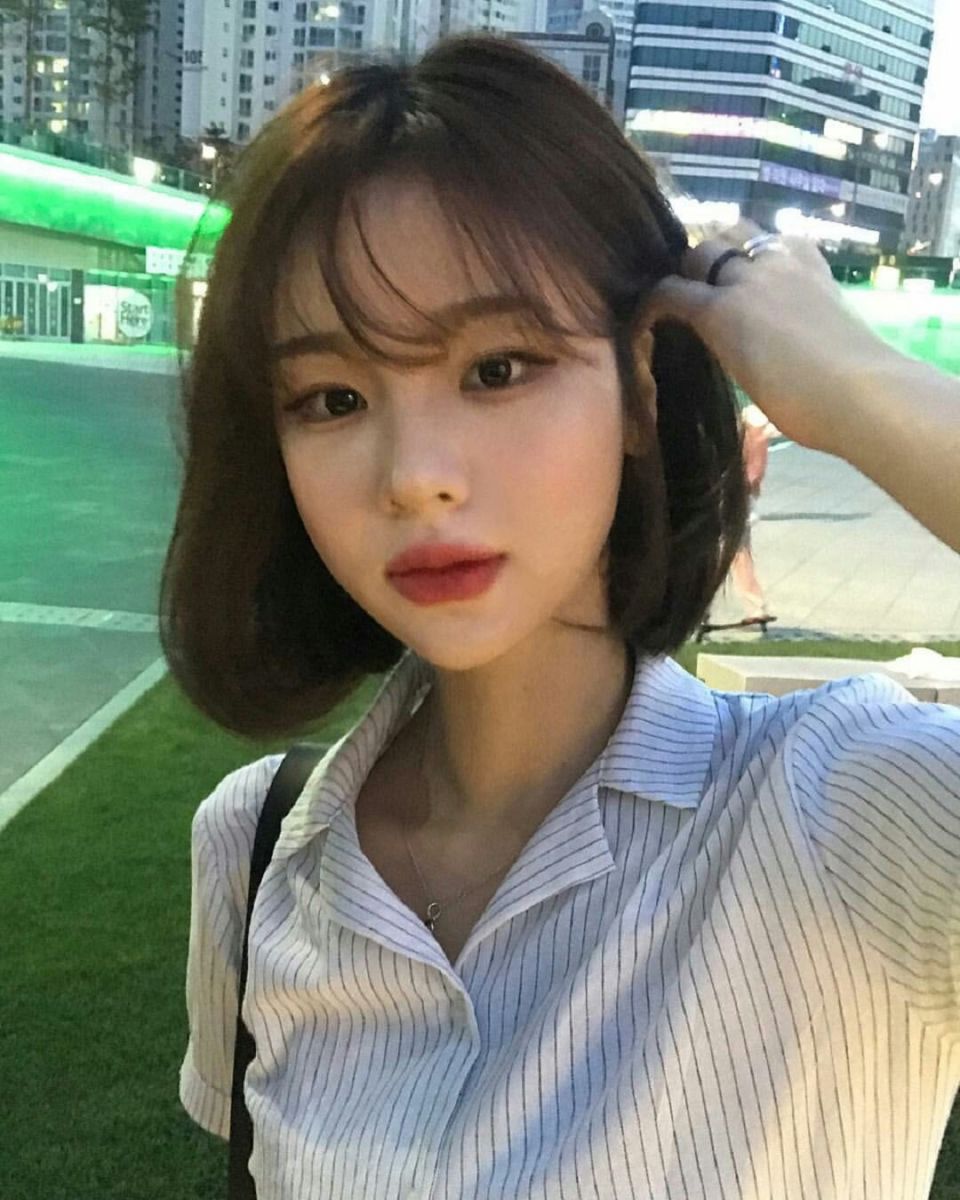 tóc mỏng mặt dài để mái gì