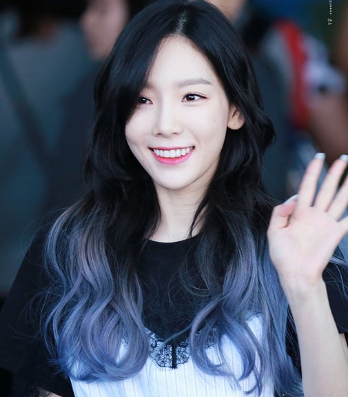 tóc nhuộm ombre đen xám