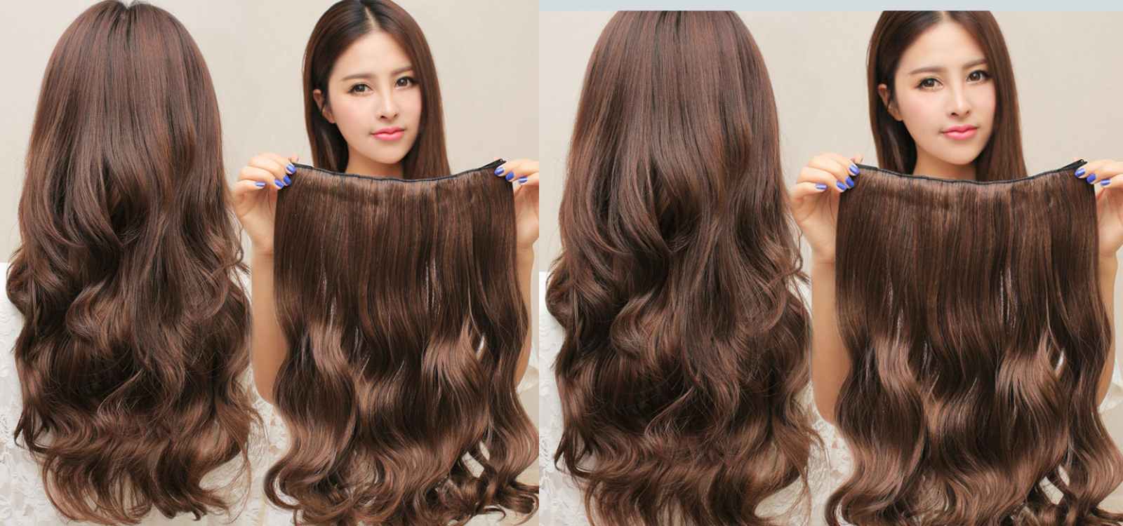 Cách sử dụng tóc giả kẹp nhanh chóng chỉ trong 3 phút