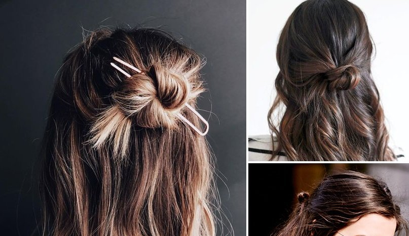 Bật mí 3 cách búi tóc củ tỏi cho tóc dài dễ thương 