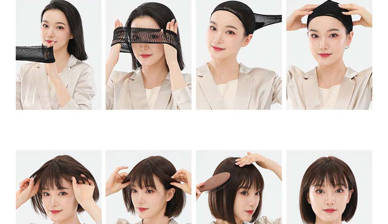 Cách đội tóc giả đúng chỉ cần 5 phút để hoàn thành 