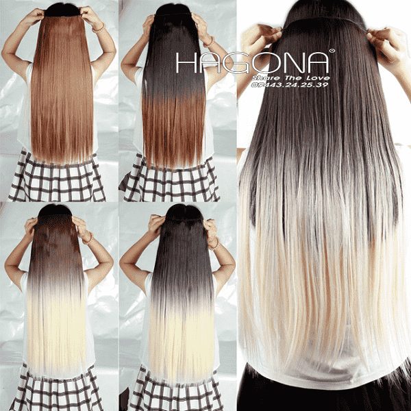 Cách đội tóc giả kẹp đơn giản chỉ mất 2 phút