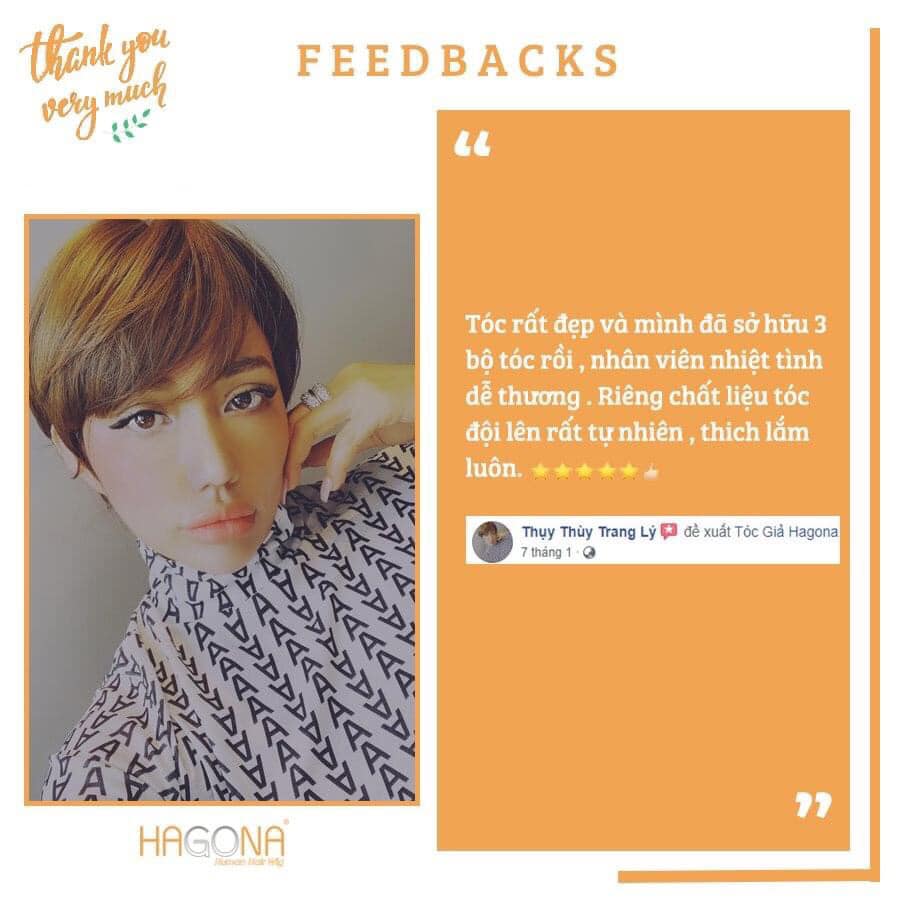 Feedbacks tóc giả Hagona từ những khách hàng đã mua và sử dụng