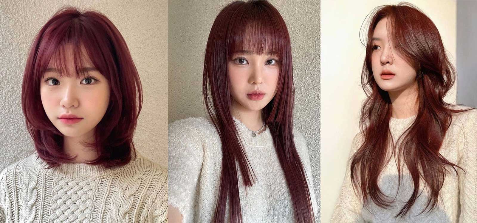 10 kiểu tóc nhuộm đỏ tôn da và sang trọng nên thử cho dịp Tết này