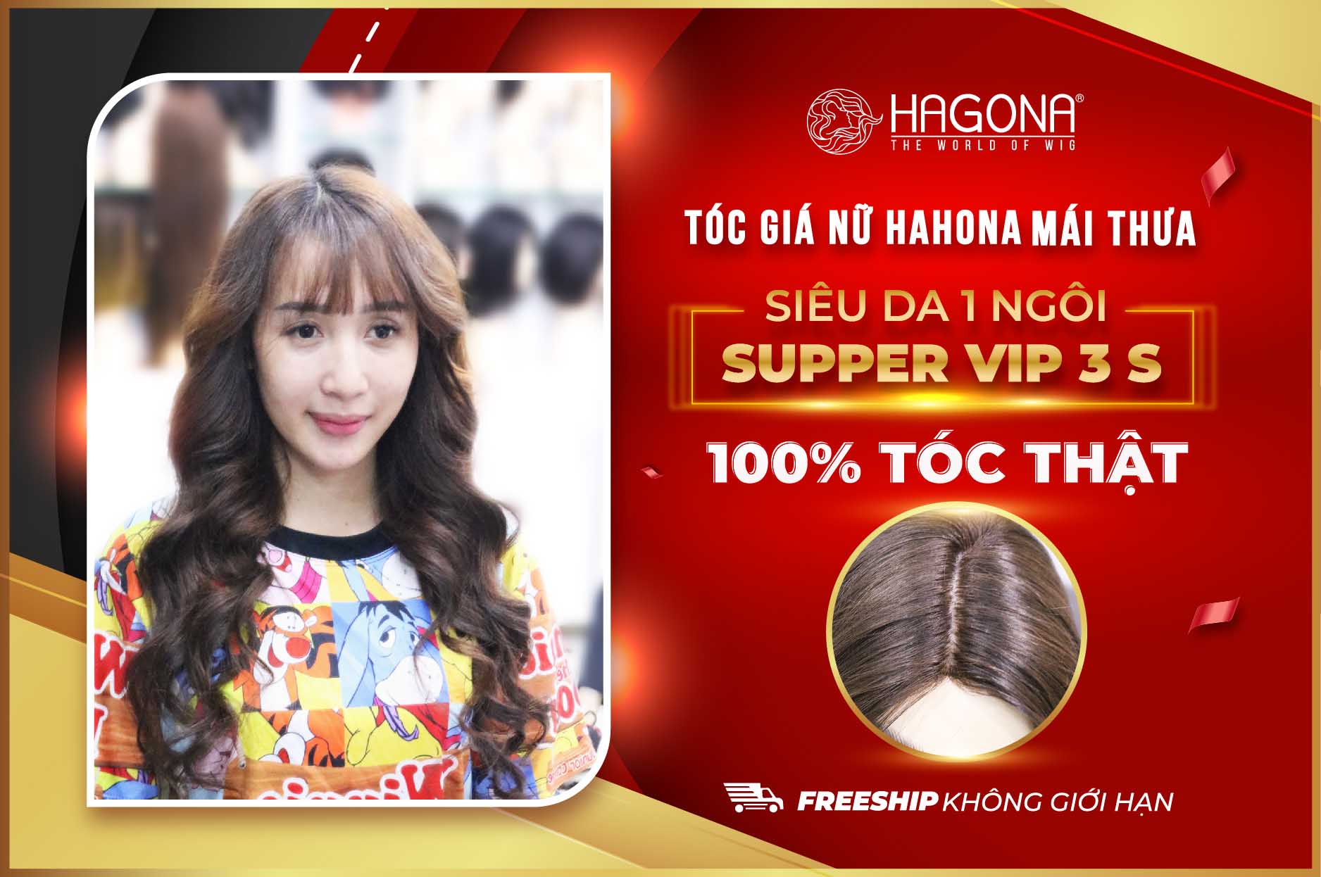 Các mẫu tóc giả nữ HOT nhất tại Tóc giả Hagona 