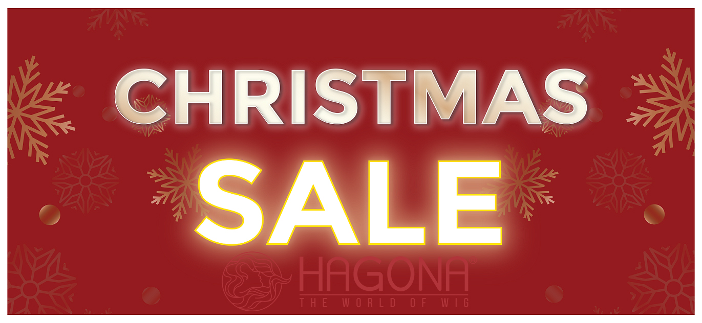 ĐẠI TIỆC NOEL -SALE OFF 5% TÓC GIẢ BẰNG TÓC THẬT HAGONA