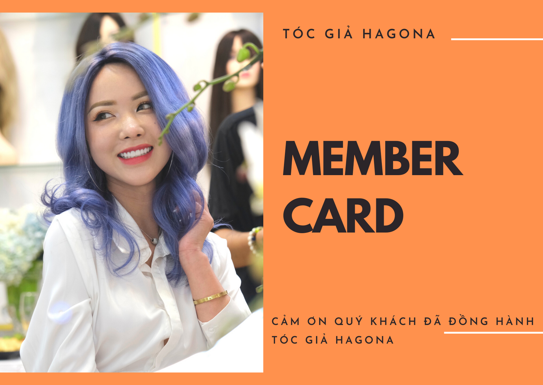 Mua ngay tóc giả - SĂN thẻ VIP HAGONA - Nhận quà cực đã