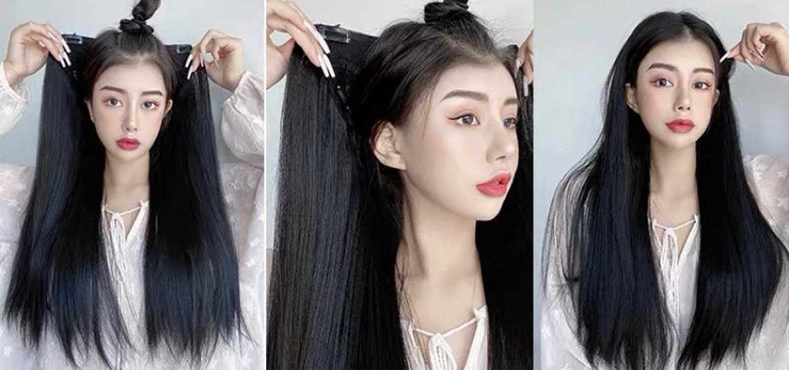 Tóc giả kẹp nửa đầu là gì? Cách dùng tóc kẹp nửa đầu chuẩn đẹp nhất