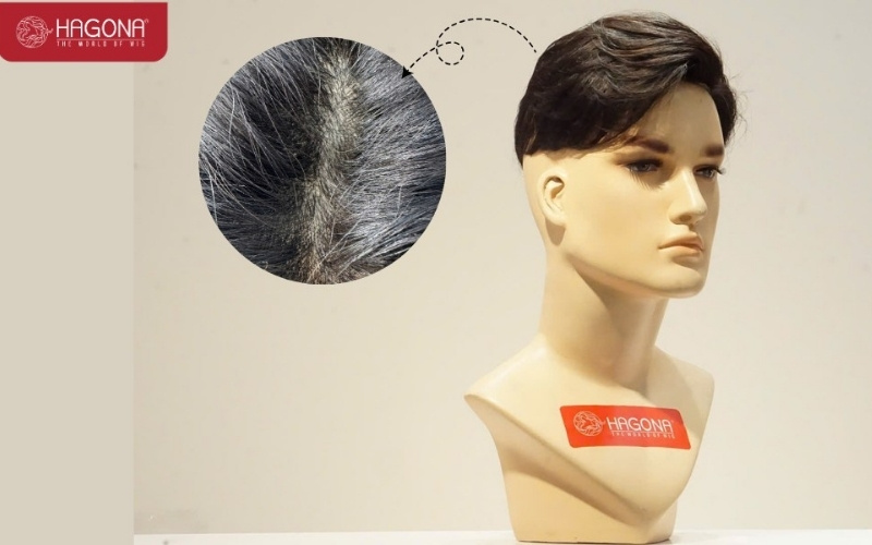 Tóc giả mái xéo nam - Lựa chọn hoàn hảo cho quý ông hiện đại