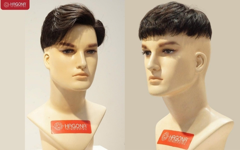 Tóc giả nam màu nâu - Xu hướng thời trang tóc nam hiện đại