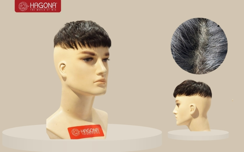 Tóc giả nam Mohican: Đơn giản nhưng vẫn nam tính