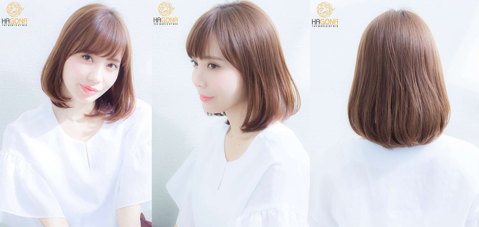 Cá tính và phong cách với Tóc giả nữ ngắn Vic làm băng tóc thật cao cấp