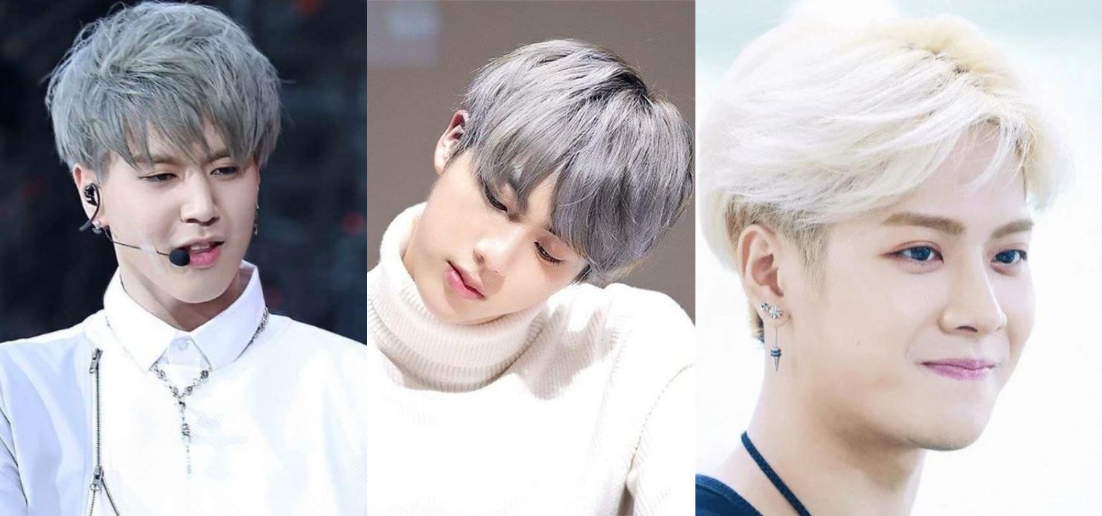 Những kiểu tóc mái hói cho nam màu xám khói