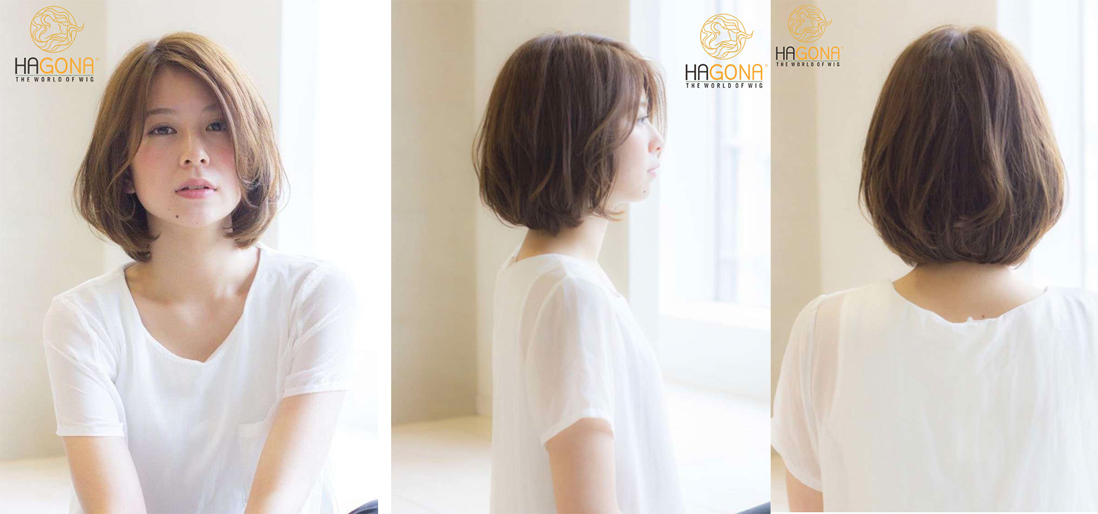 Tóc Giả Ngắn N - V3202 Không Mái Sang Trọng