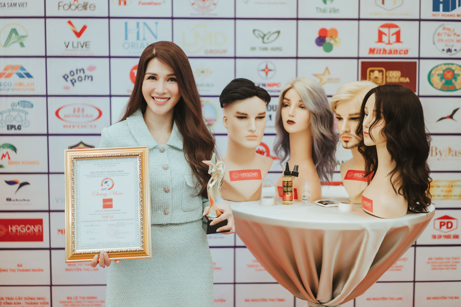Tóc Giả Hagona đến với giải thưởng Thương hiệu nổi tiếng Châu Á - Thái Bình Dương