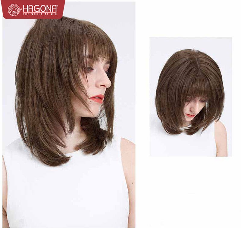 Những kiểu tóc giả nữ siêu da đầu xinh xắn cực đốn tim người đối diện