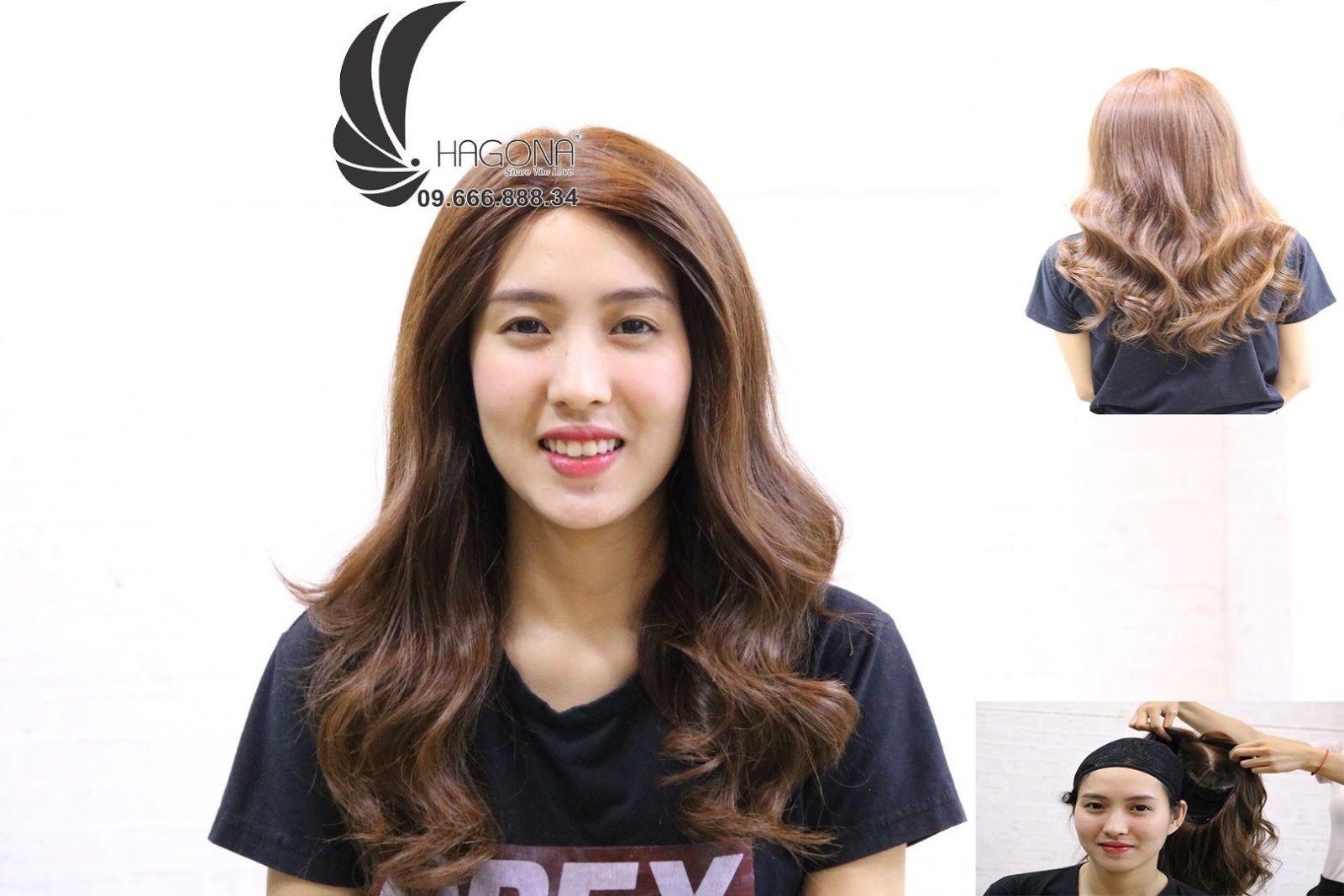 Tóc phím kẹp nửa đầu từ tóc thật – giải pháp cho người tóc mỏng