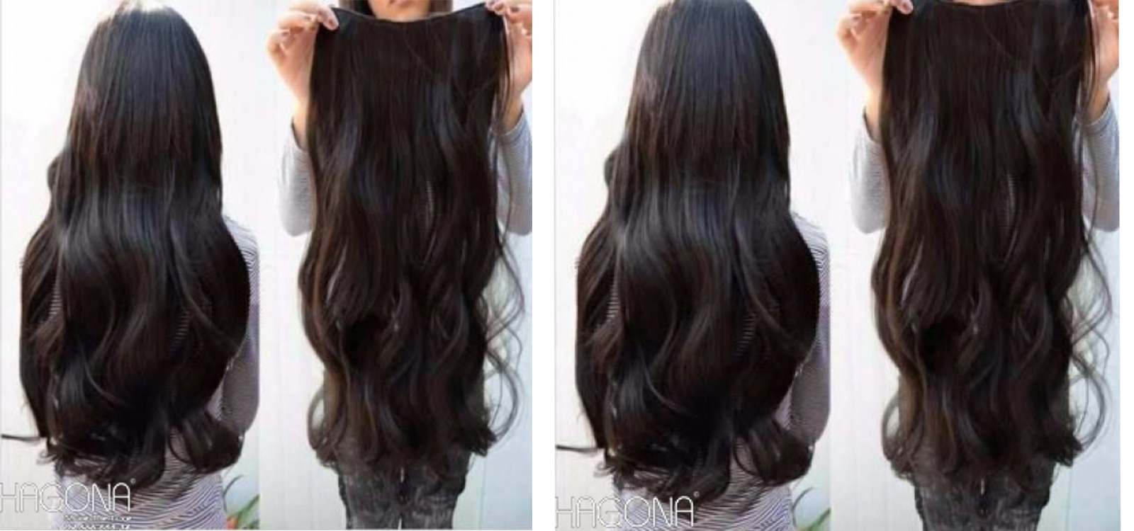 Tóc giả kẹp HGN P05 cao cấp mang đến vẻ ngoài quyến rũ và tự tin 